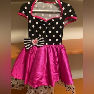 Minnie Mouse inspired dance costume